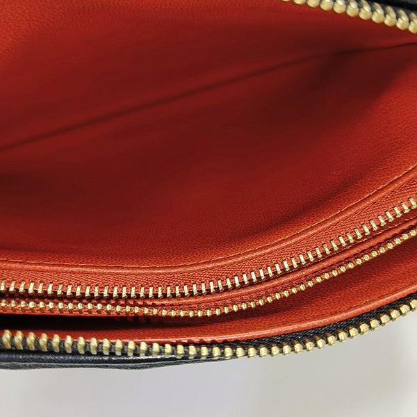 COUSSIN BB Monogram Lambskin Black