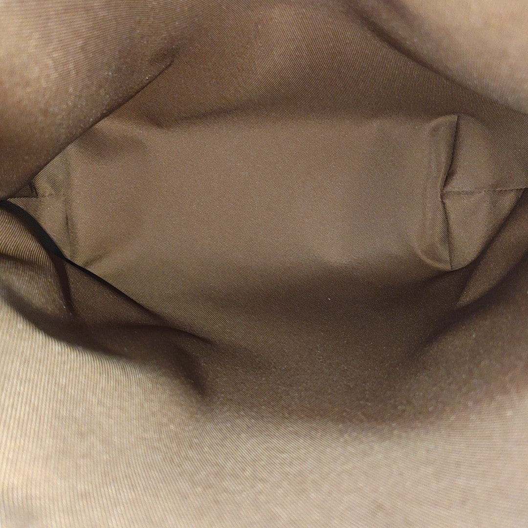 Monogram Coated Canvas Shoulder Bag Brown