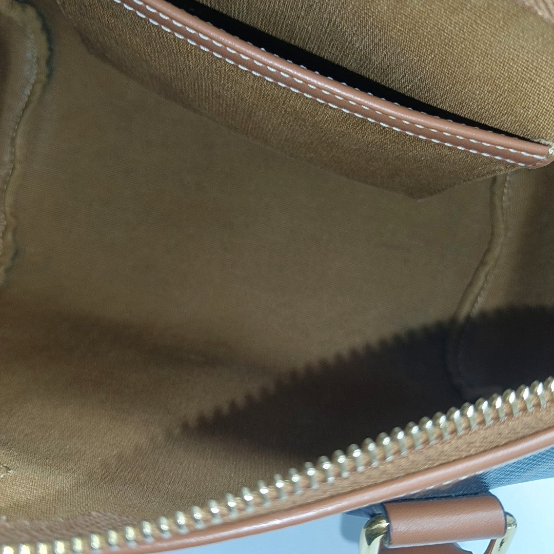 TRIOMPHE CANVAS Small Coated Canvas Yellow