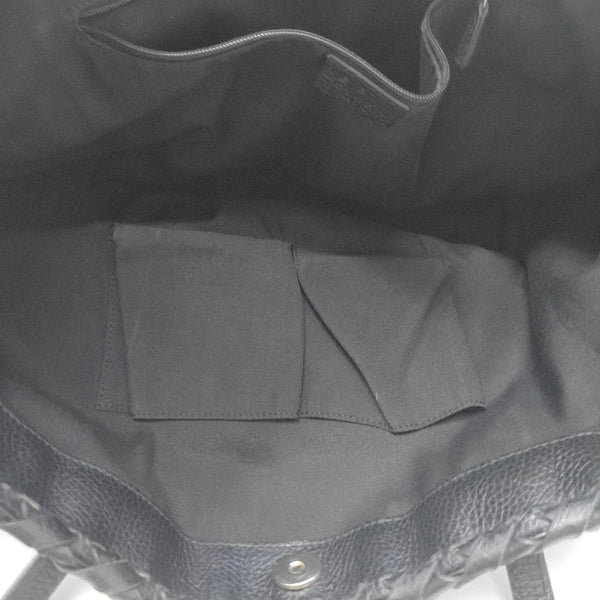 Monogram Canvas Tote Bag Black