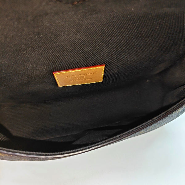 DIANE Nano Monogram Coated Canvas Brown