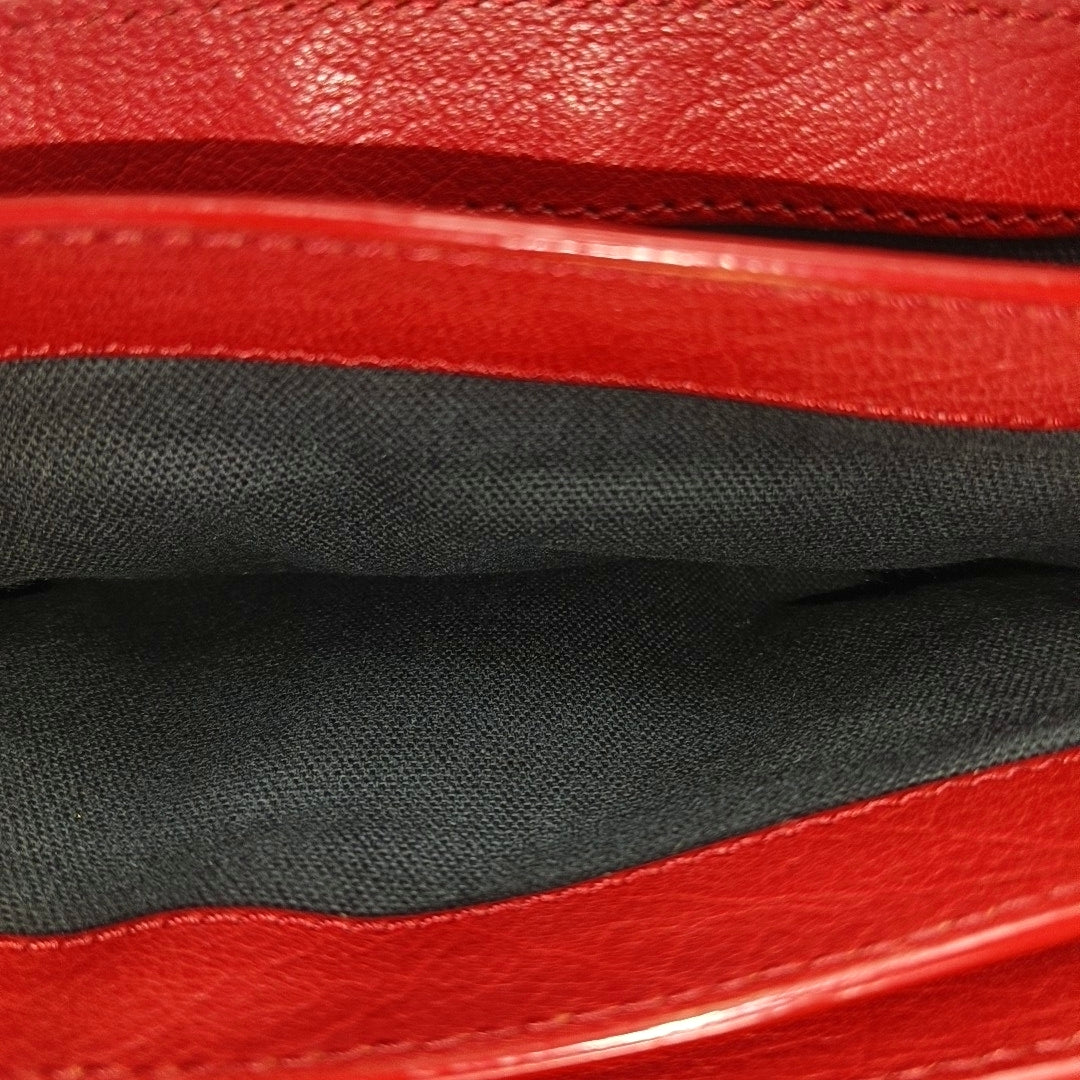 Calfskin Shoulder Bag Red