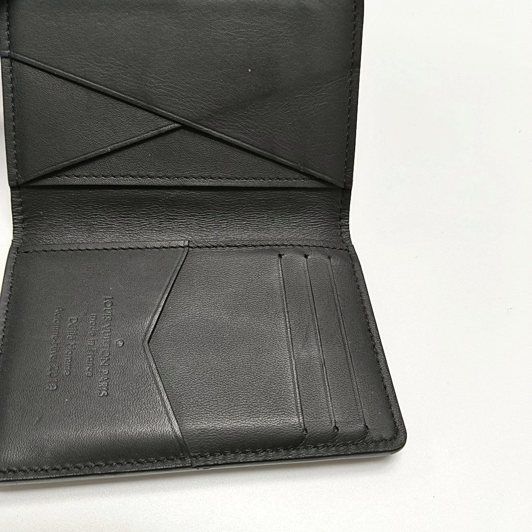 Calfskin Card Holder Black