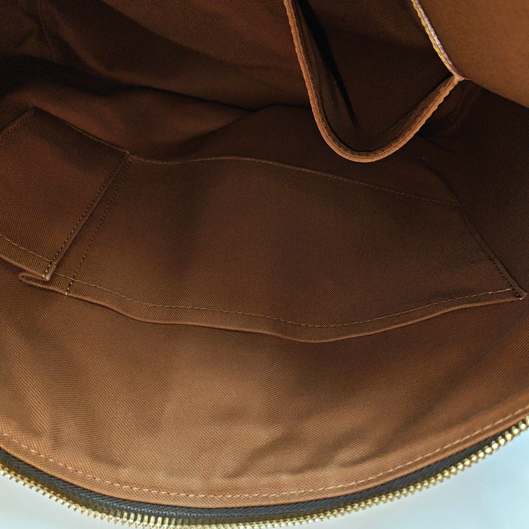 PALERMO GM Monogram Coated Canvas Brown