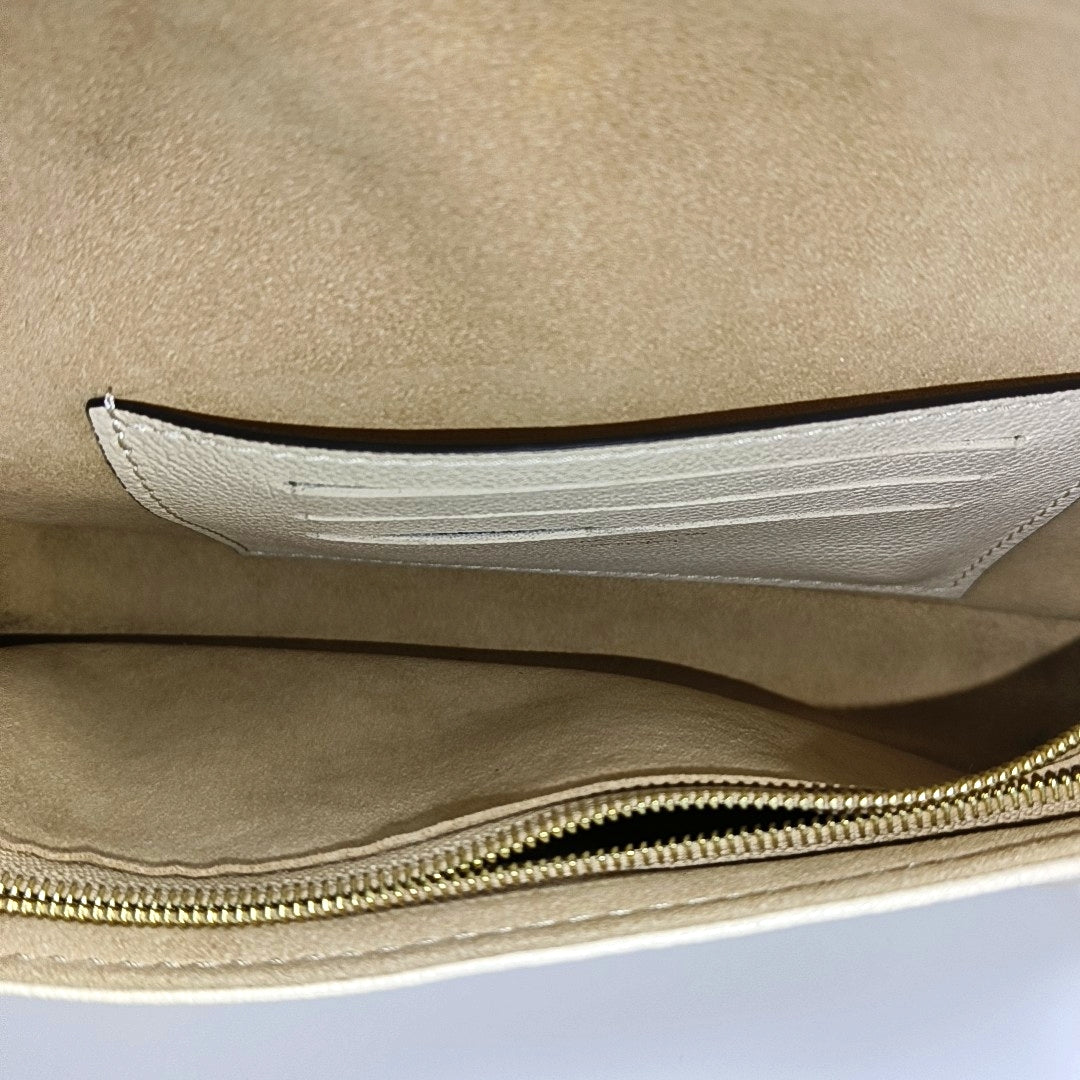 IVY Monogram Calfskin Beige
