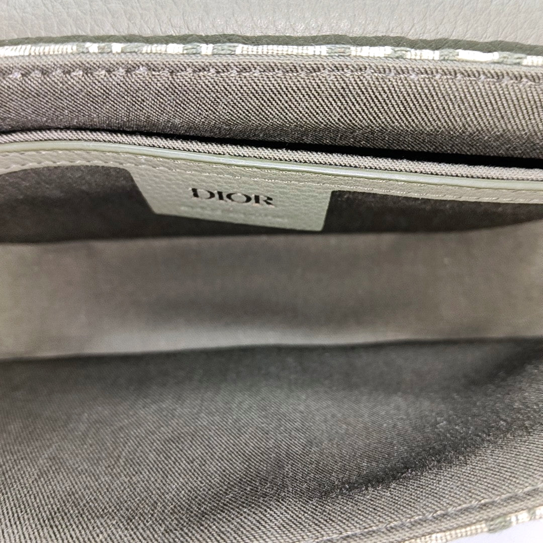 Saddle Mini Oblique Fabric Beige