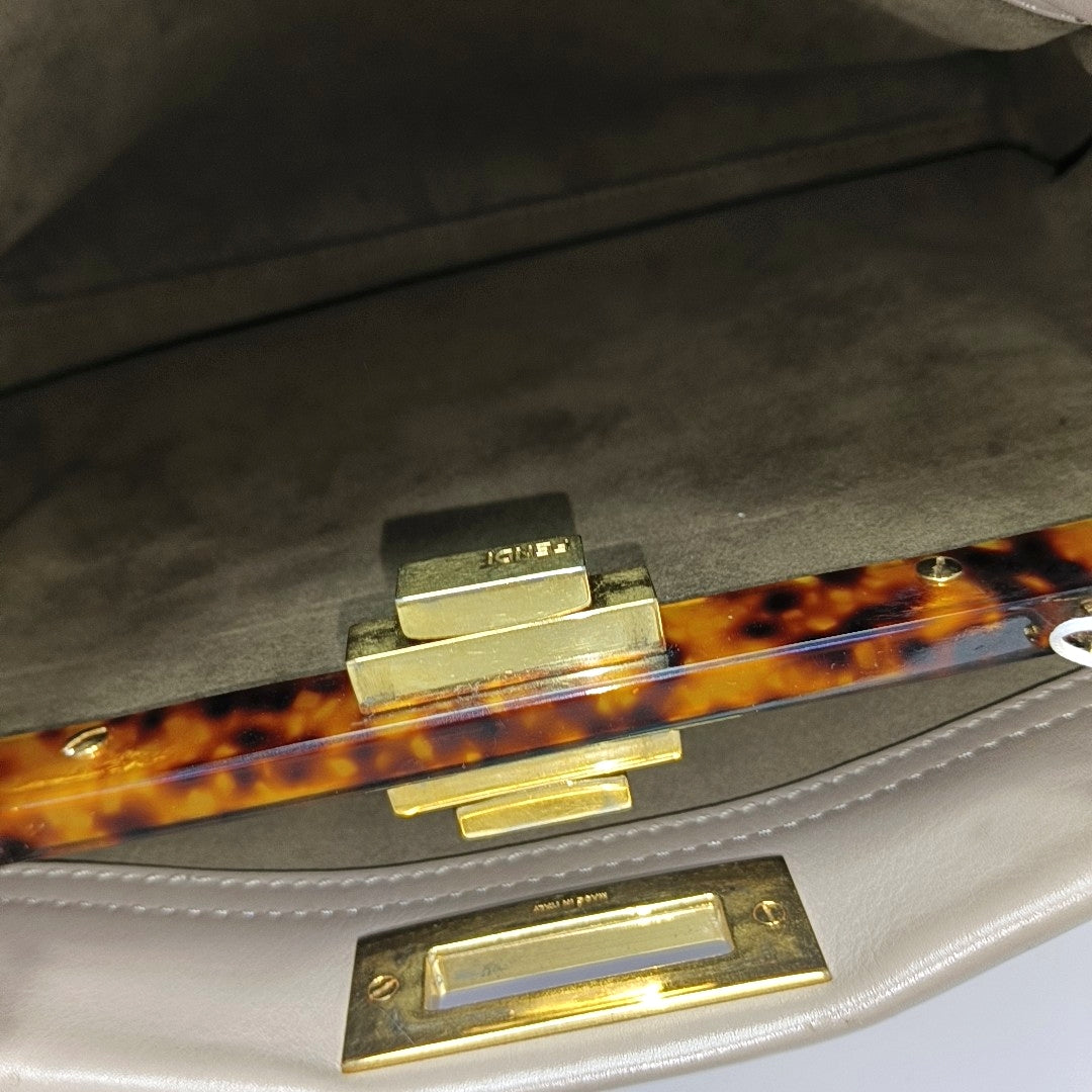 Peekaboo Medium Calfskin Beige