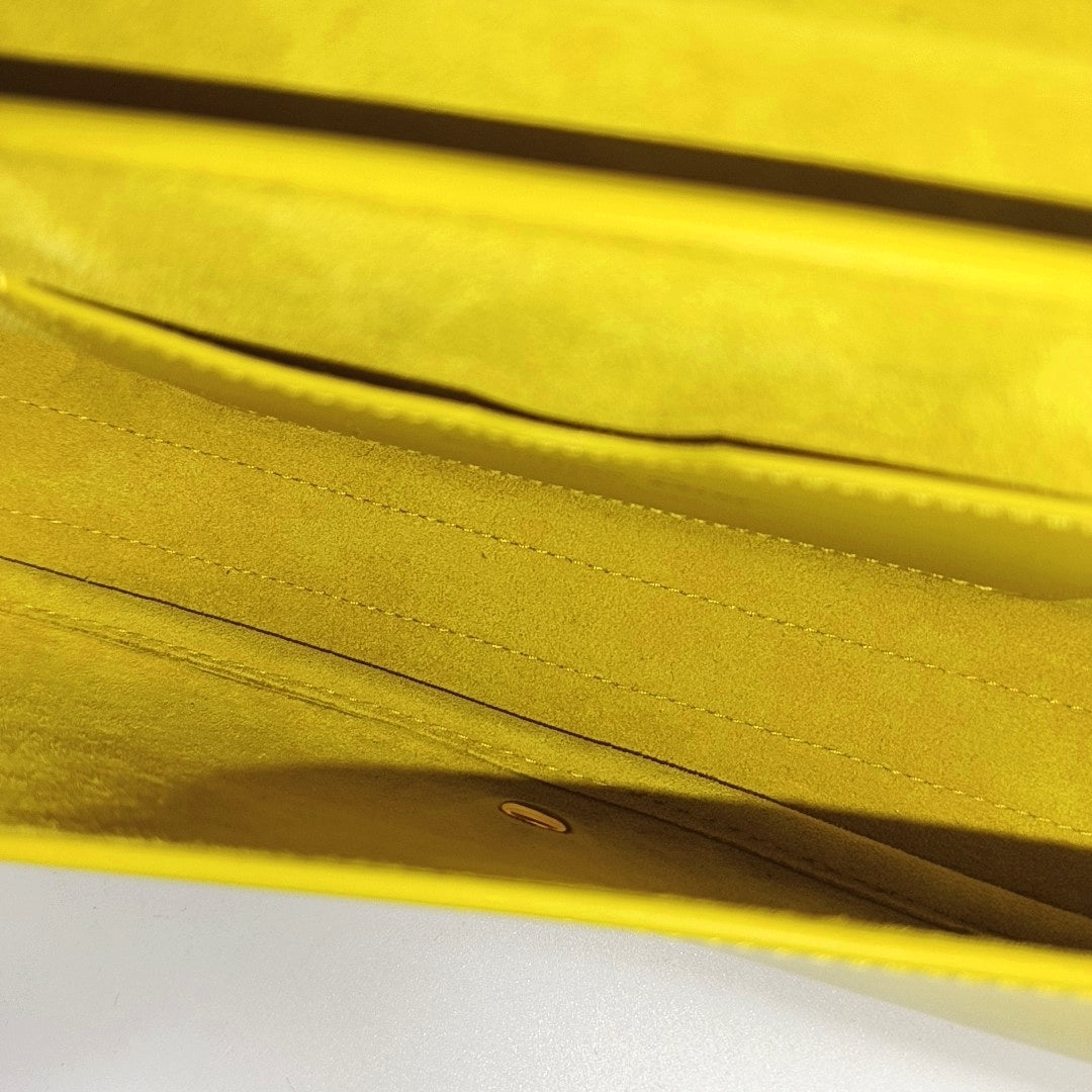 Authenticated pre-owned  Bobby Calfskin Yellow - Crossbody Bag at Looply