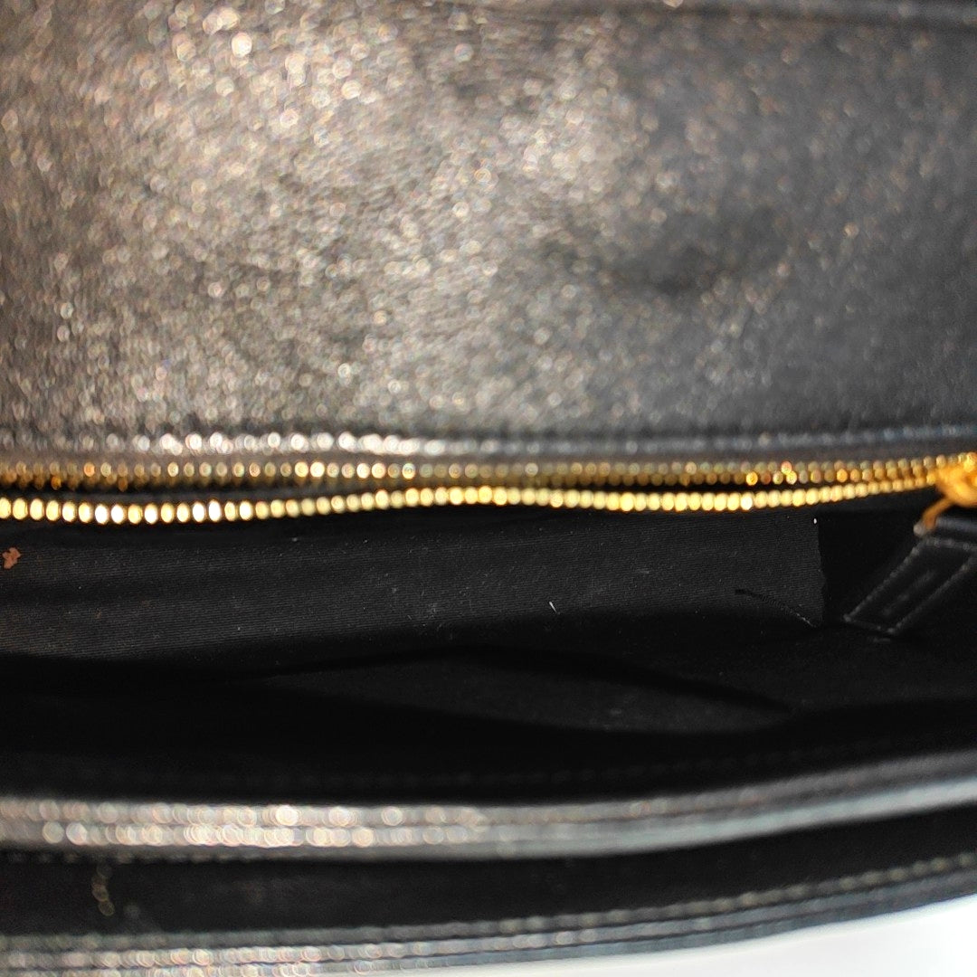 BECKY Small Quilted Lambskin Black