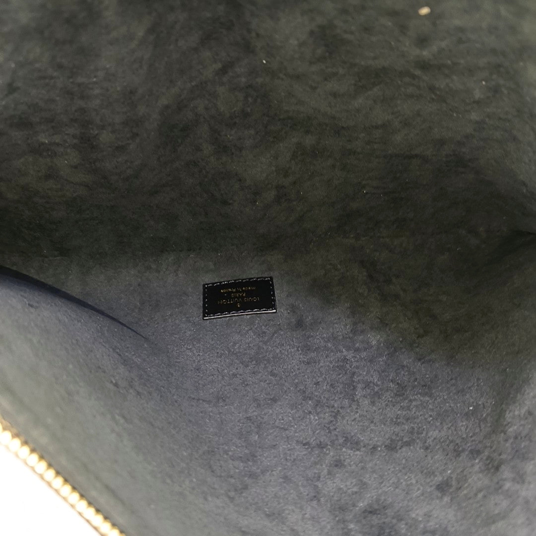 Lucky Trunk Monogram Coated Canvas Brown