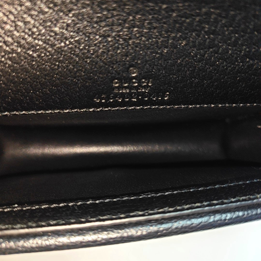 Dionysus Super Mini Monogram Denim Black