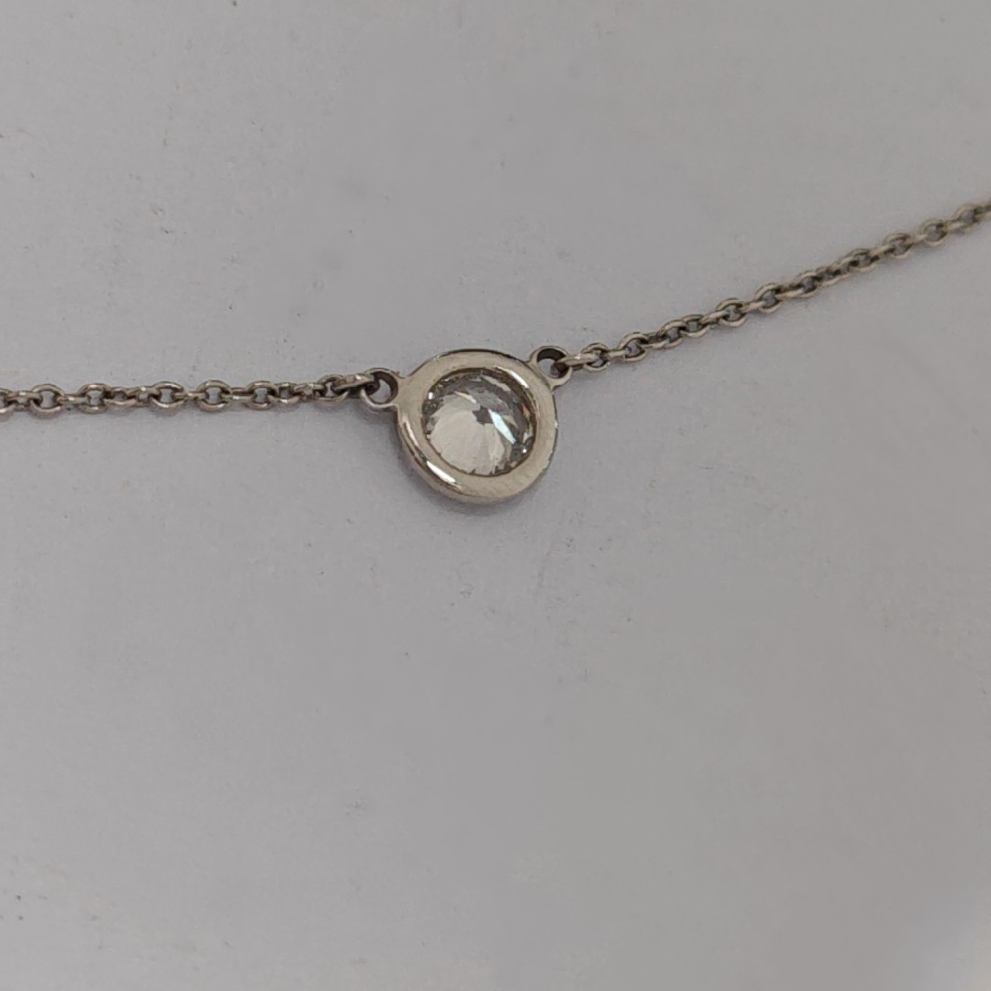 Elsa Peretti Platinum 950 Silver Necklace