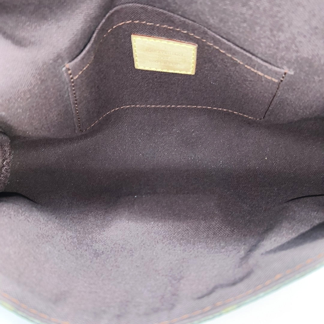 FAVORITE MM Monogram Coated Canvas Brown