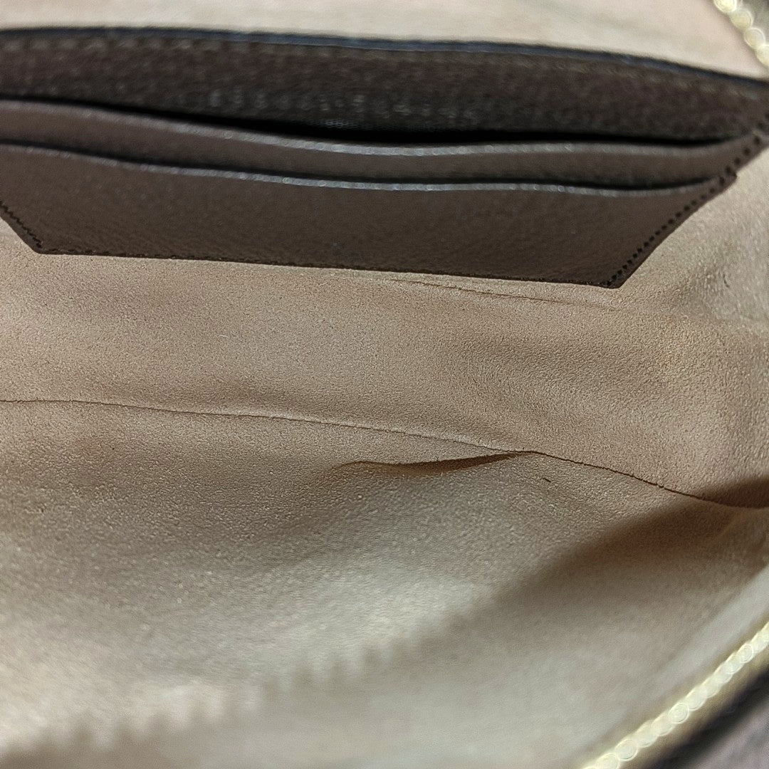 Ophidia Mini Monogram Coated Canvas Beige
