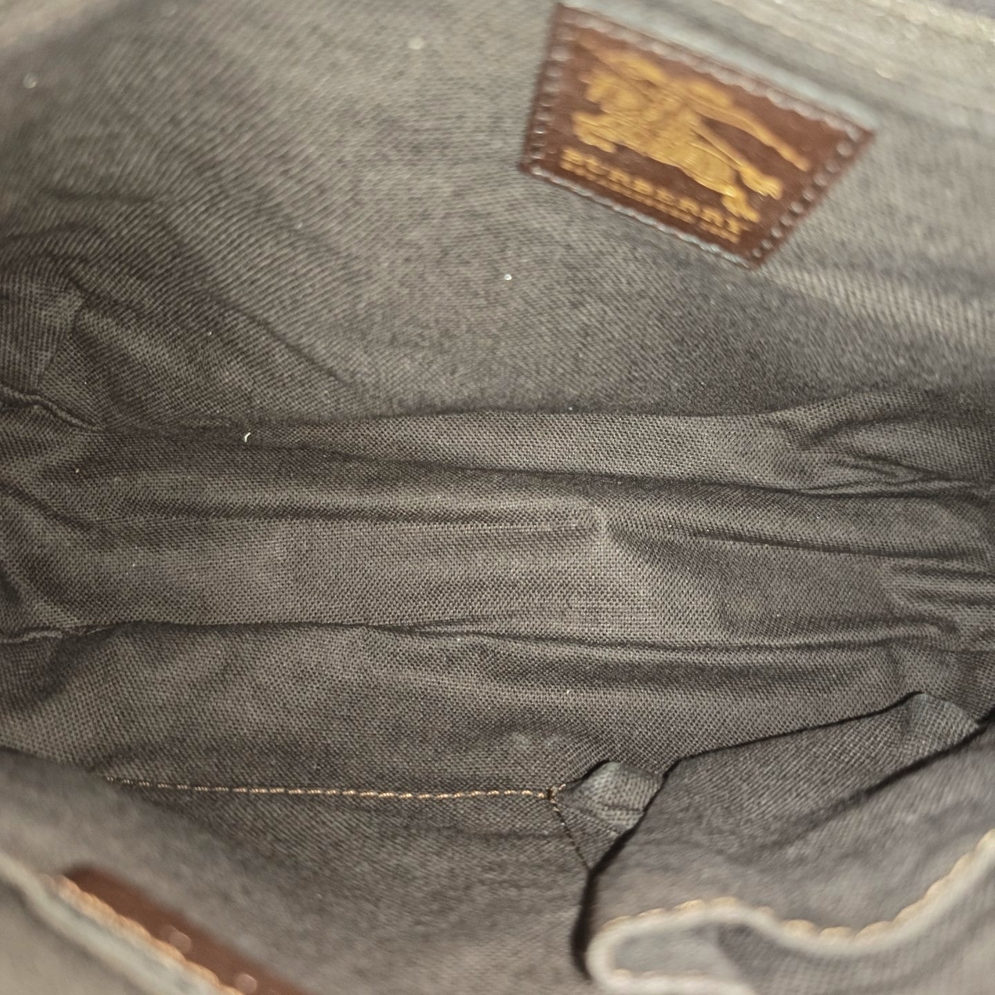 Coated Canvas Shoulder Bag Beige