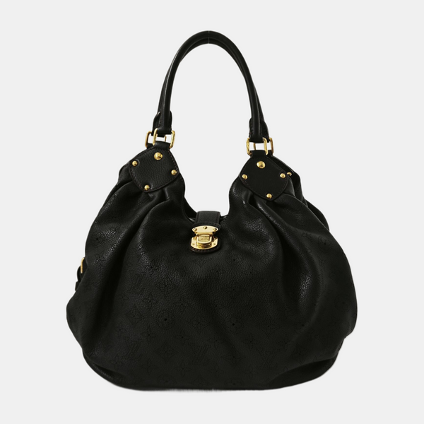 MAHINA Monogram Calfskin Black