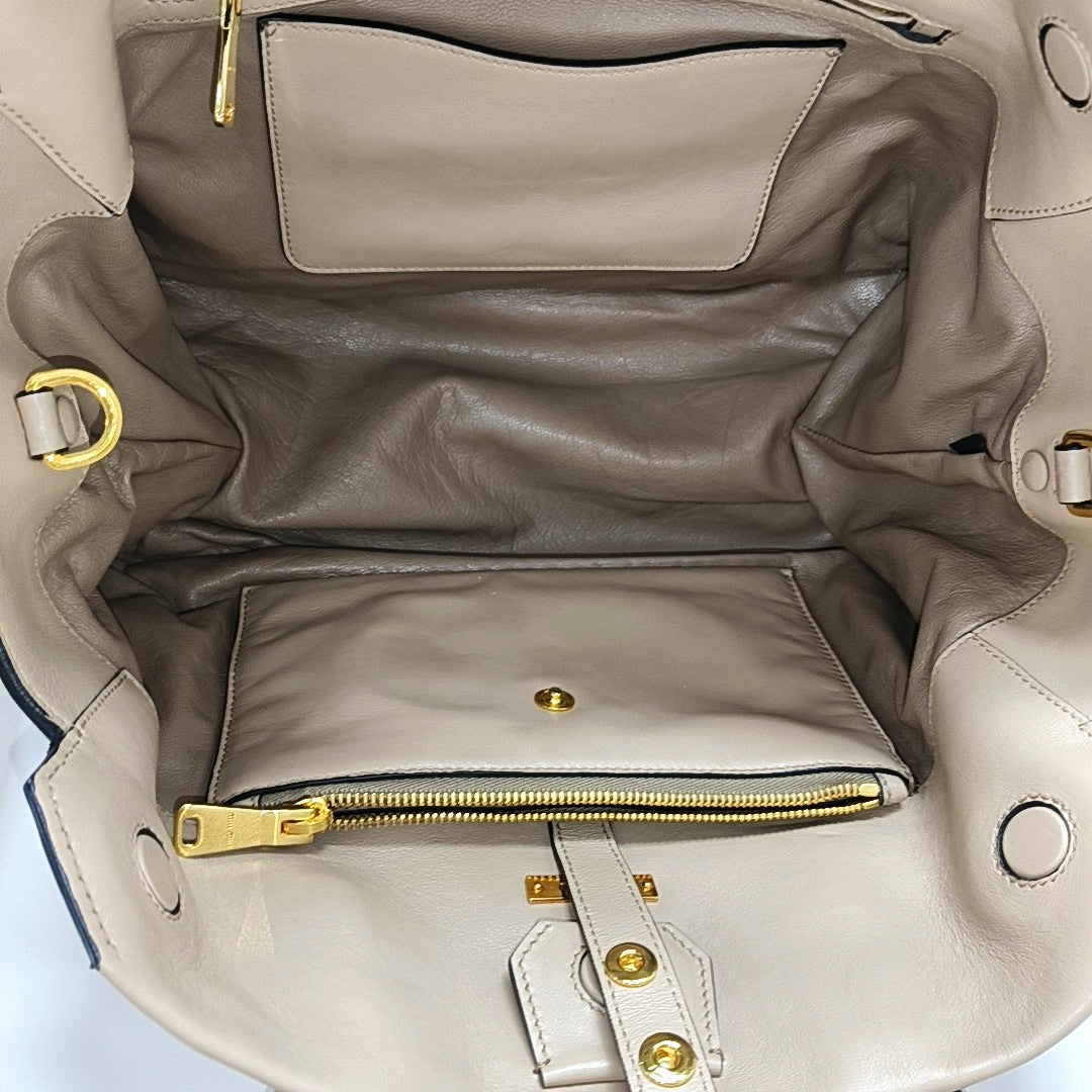 Calfskin Tote Bag Pink