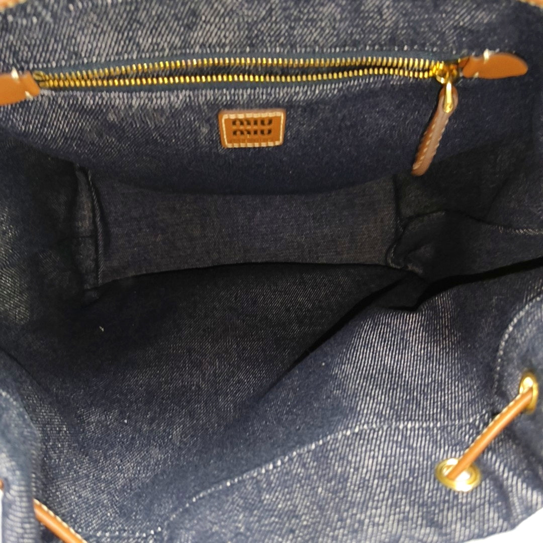 Denim Backpack Blue
