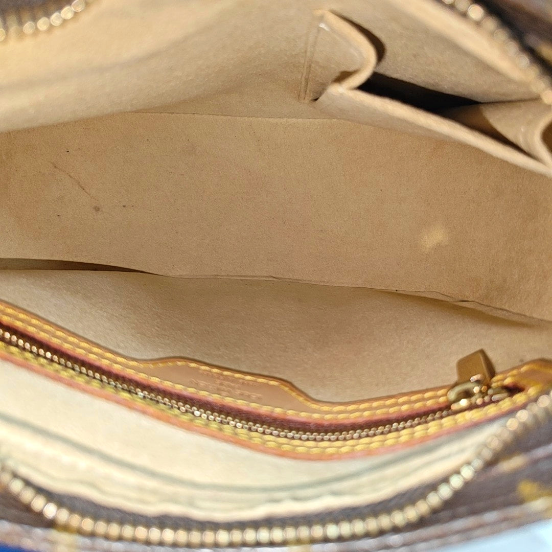 LOOPING MM Monogram Coated Canvas Brown