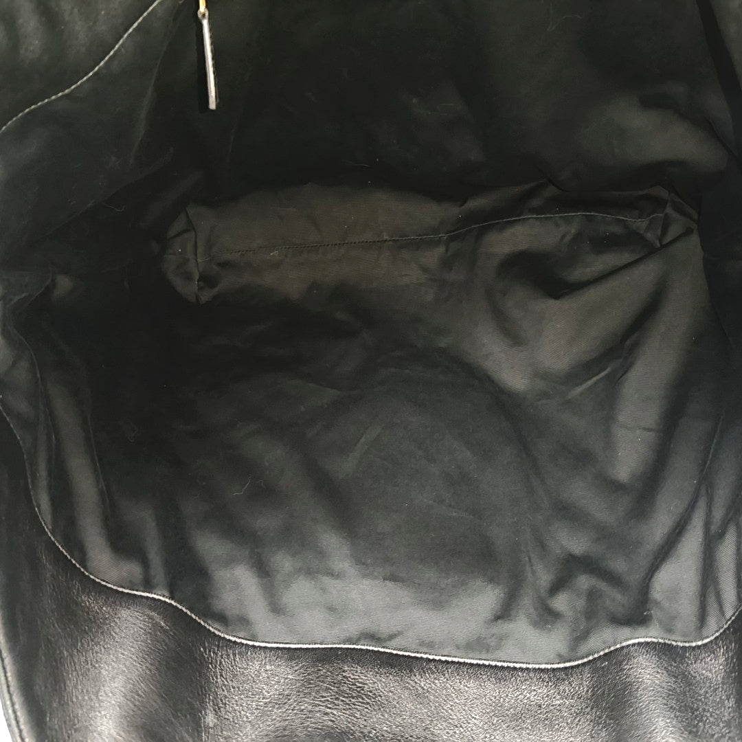 ICARE Extra Large Quilted Lambskin Black