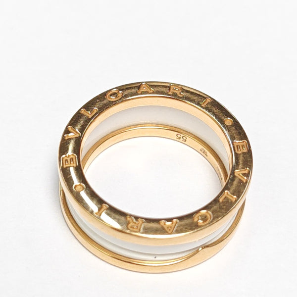 B.ZERO1 18k Rose Gold Ring EU 55