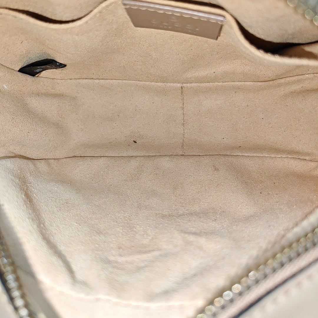 GG Marmont Mini Quilted Calfskin Beige