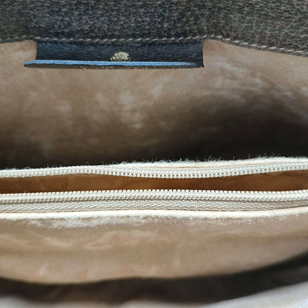 Ophidia Monogram Coated Canvas Beige