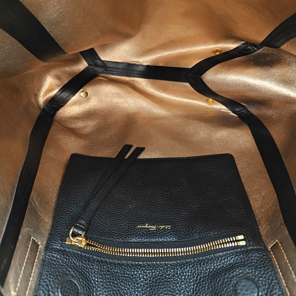 Calfskin Tote Bag Black