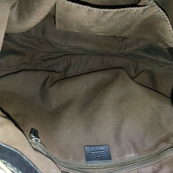 Monogram Canvas Top Handle Bag Brown
