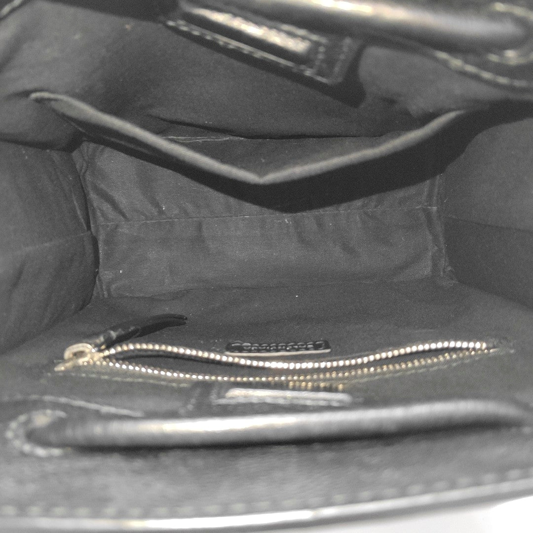 Shopping Bag Large Calfskin Black