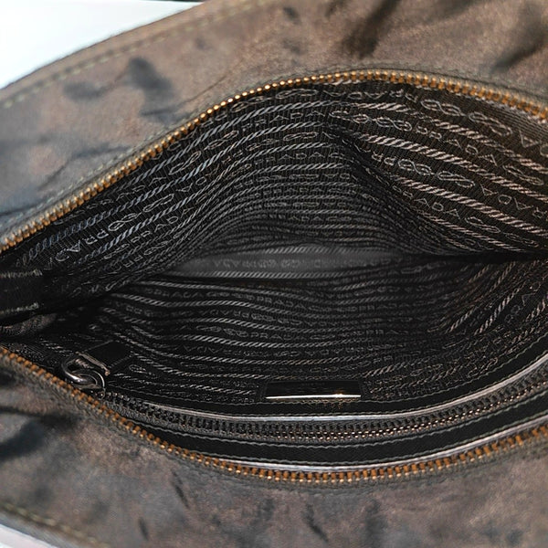Nylon Shoulder Bag Black