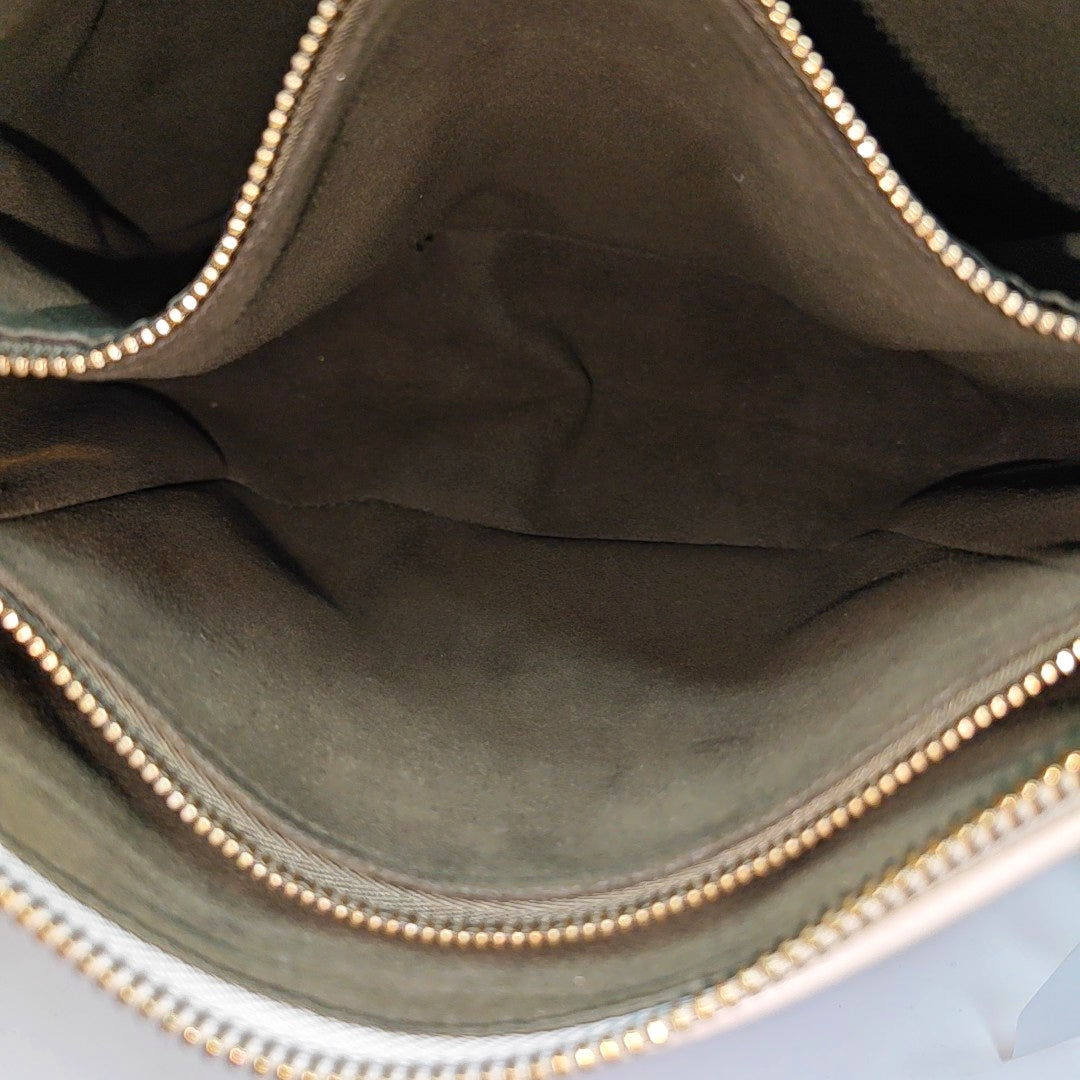 COUSSIN PM Monogram Calfskin White