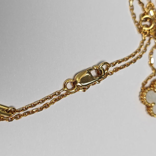 Sweet Alhambra 18k Gold Necklace