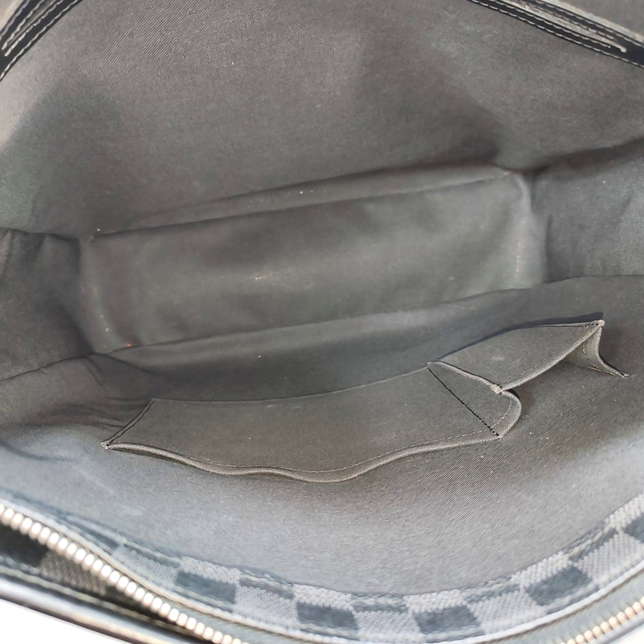 TADAO MM Damier Graphite Coated Canvas Gray