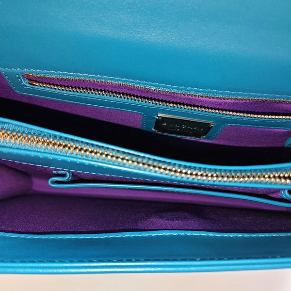 SERPENTI FOREVER Medium Stingray Leather Green
