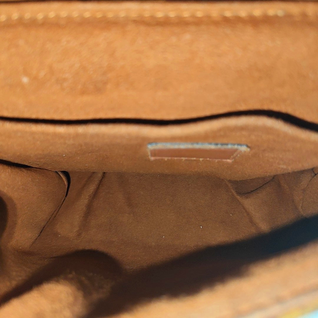 LOCKY BB Monogram Coated Canvas Brown