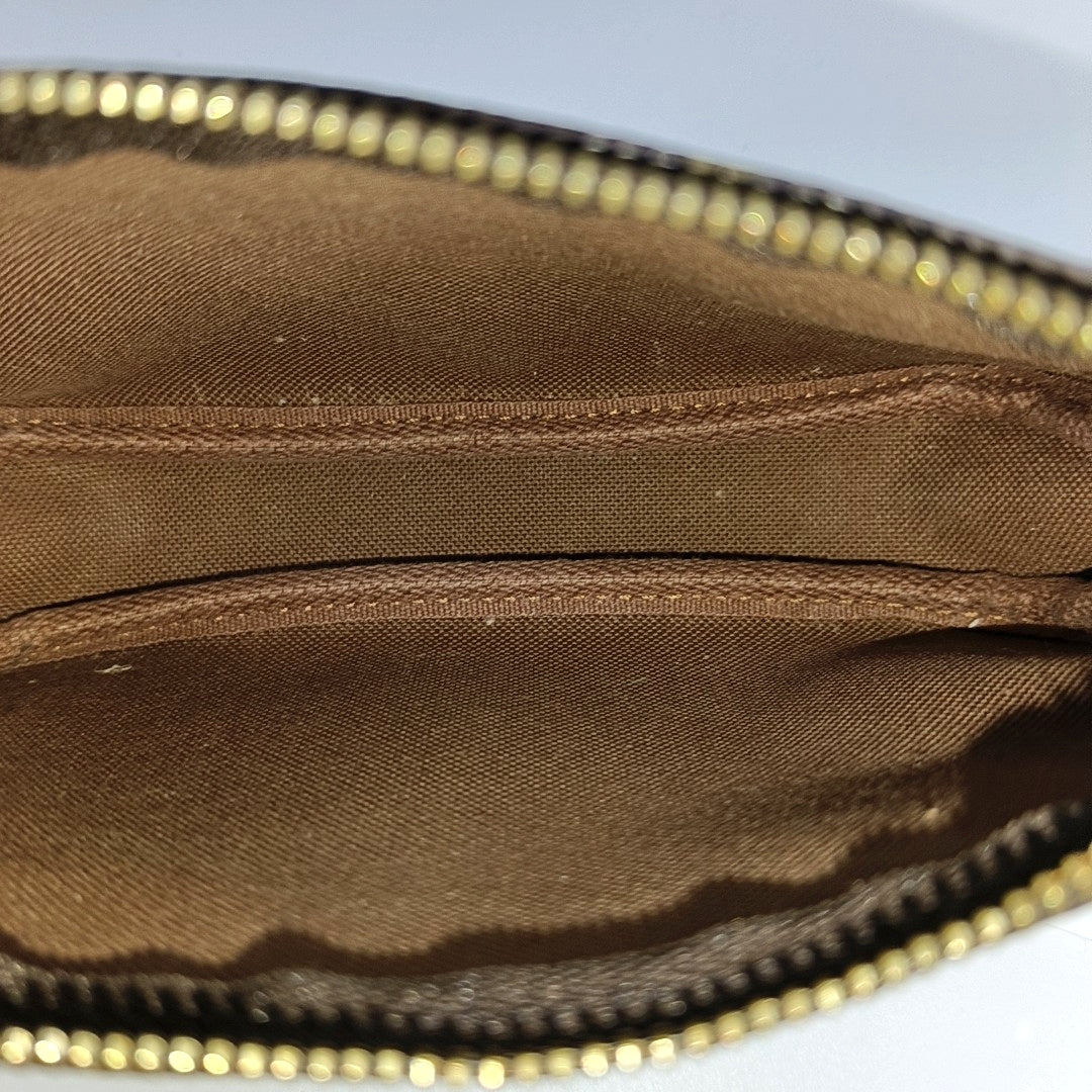 ACCESSOIRES Mini Monogram Coated Canvas Brown