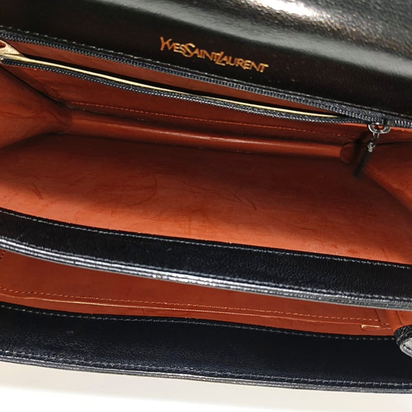 Calfskin Shoulder Bag Black
