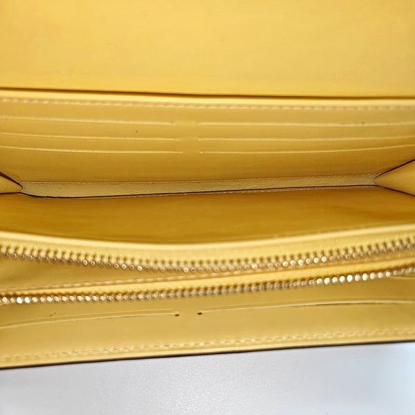 SARAH Monogram Patent Leather Yellow