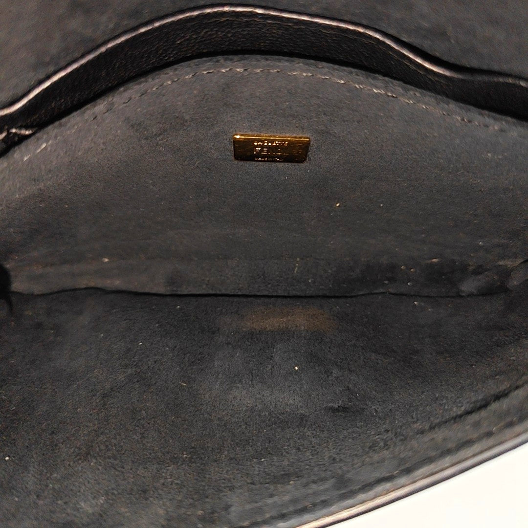 Authenticated pre-owned  Baguette Calfskin Black - Shoulder Bag at Looply
