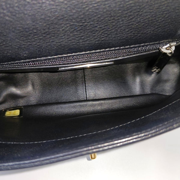 Quilted Calfskin Shoulder Bag Black