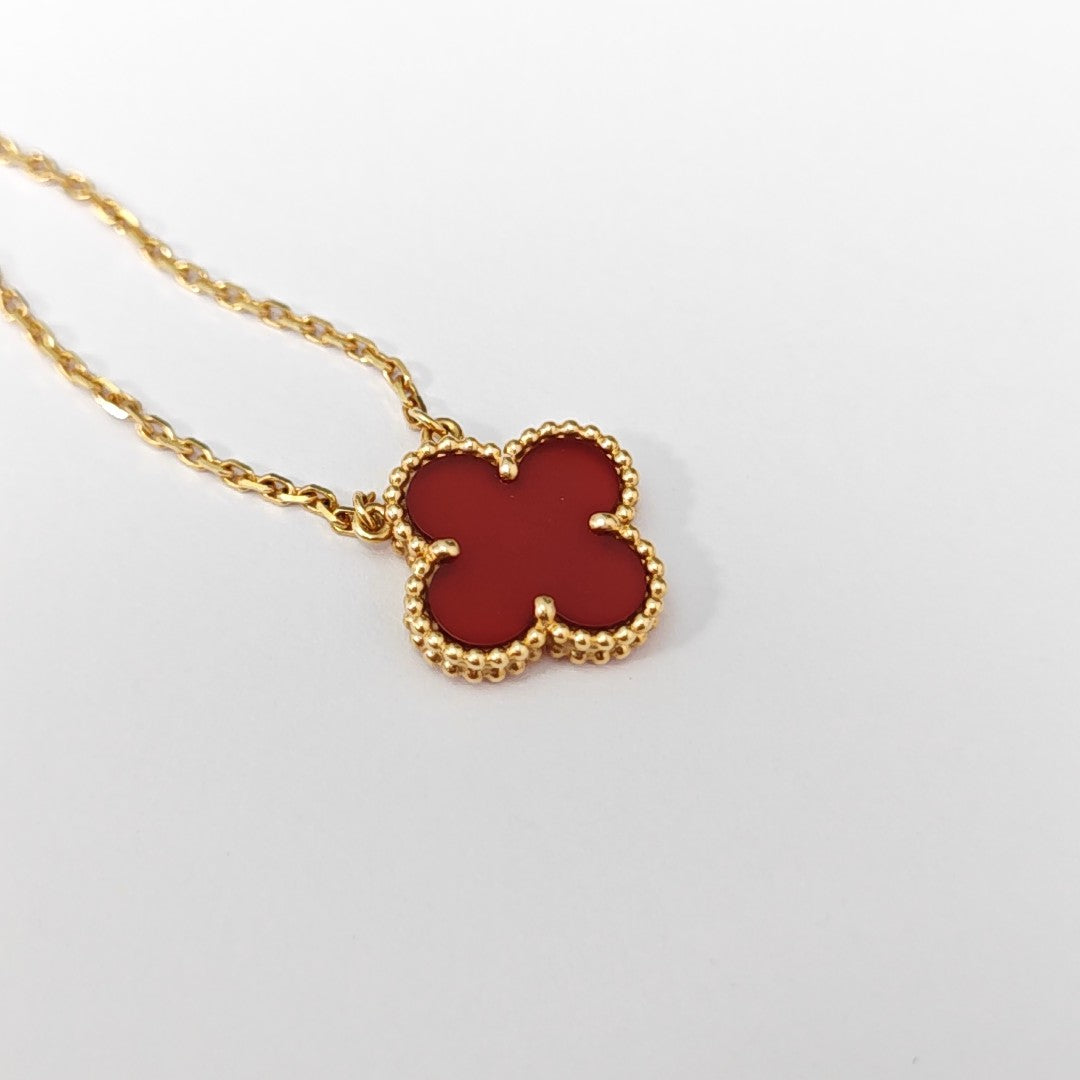 Vintage Alhambra 18k Gold Necklace