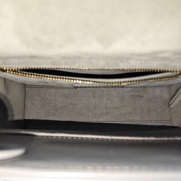 Lady Dior Small Cannage Calfskin Gray