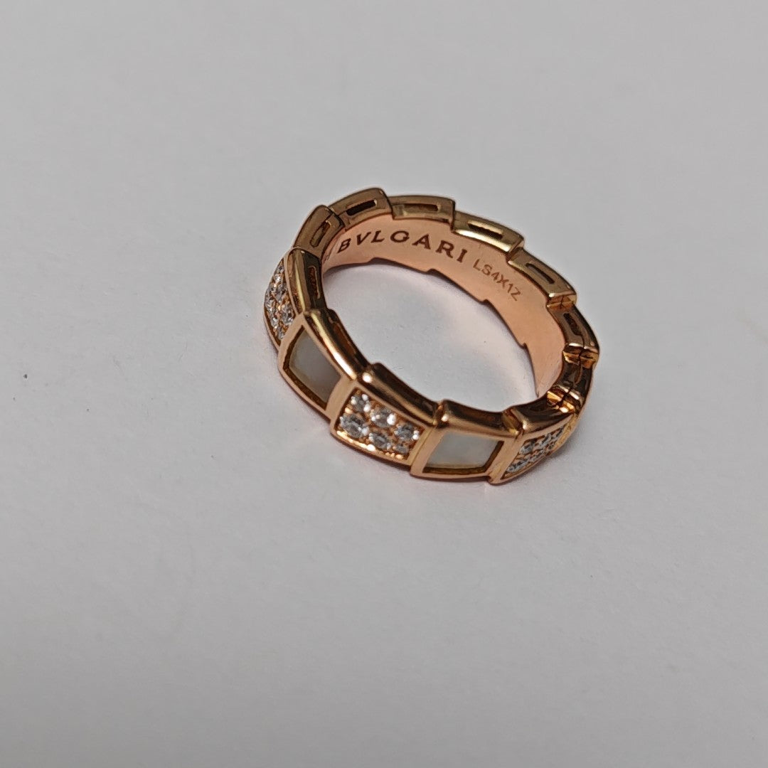 SERPENTI 18k Rose Gold Ring EU 51