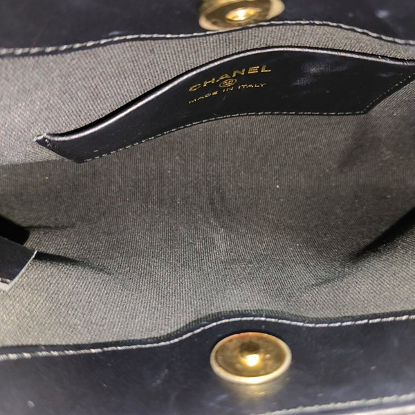 CHANEL 31 Nano Quilted Calfskin Black