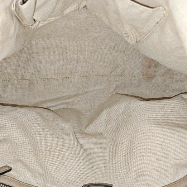 Monogram Canvas Tote Bag Beige