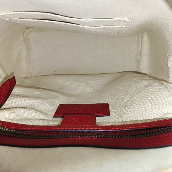 Monogram Coated Canvas Backpack Beige