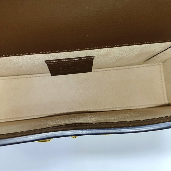 Horsebit 1955 Mini Monogram Coated Canvas Beige