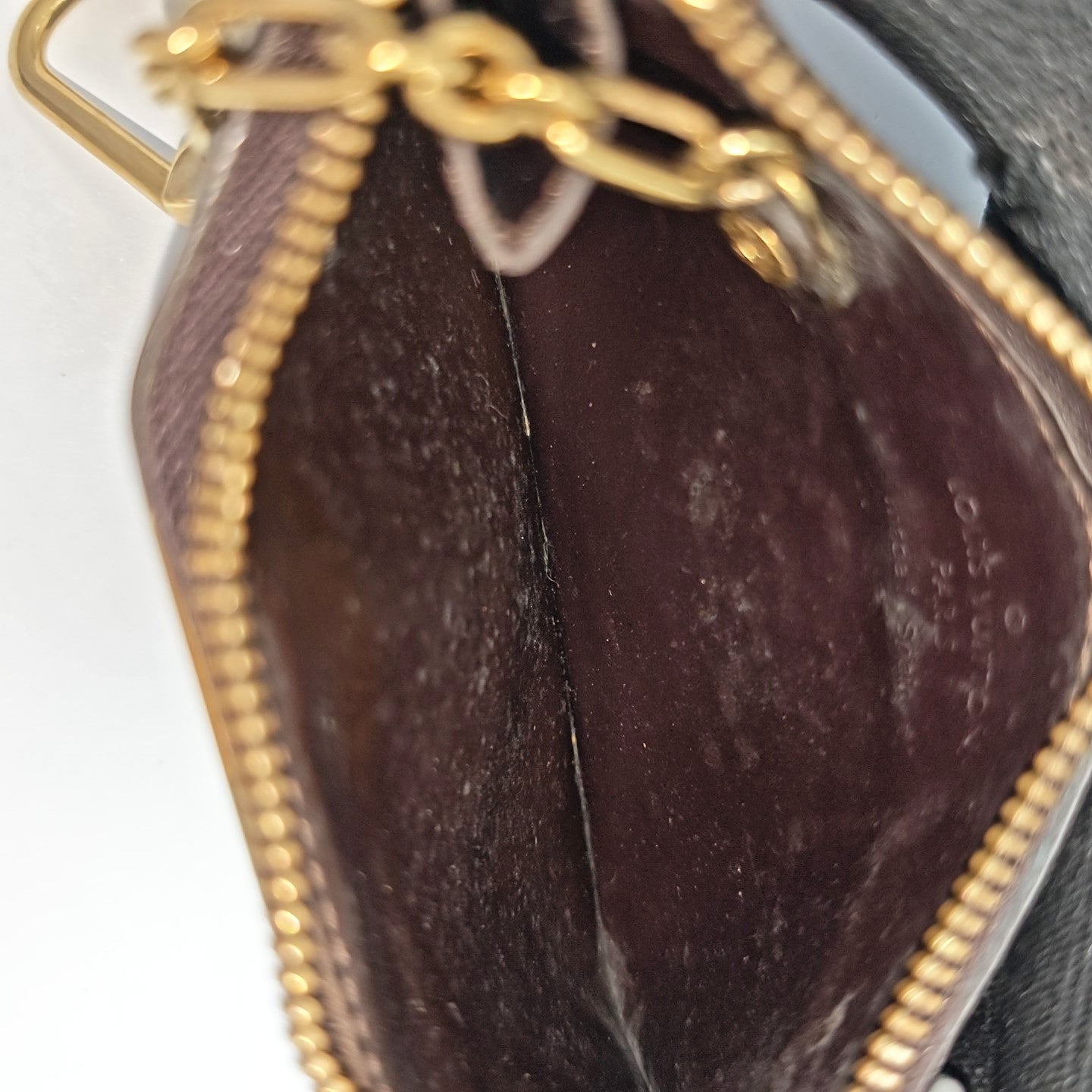 Patent Leather Card Holder Red