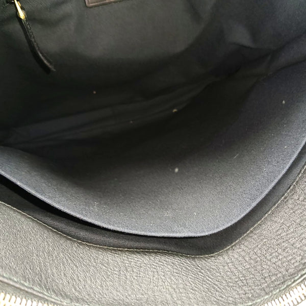Calfskin Top Handle Bag Black